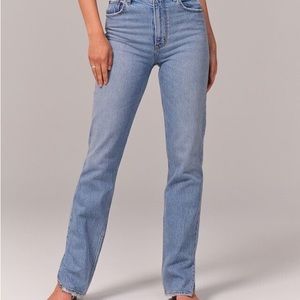 Abercrombie 90s Straight Ultra High Rise Jeans